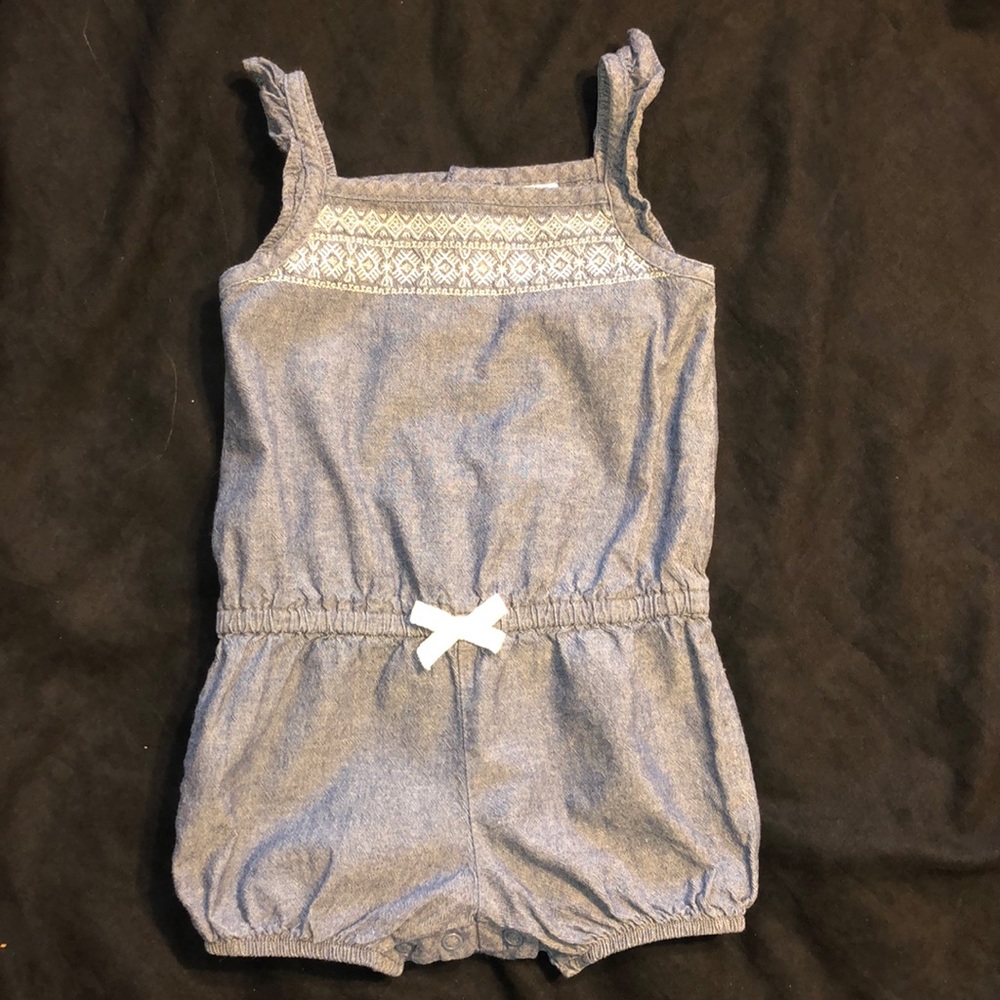 Carters Denim Romper